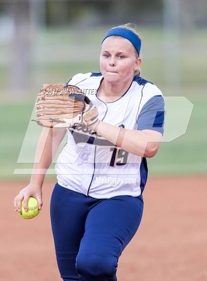 Thumbnail 2 in Casteel vs. Holbrook (Chandler Prep Softball Classic)  photogallery.