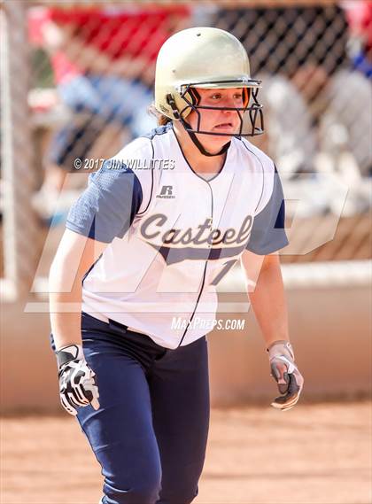 Thumbnail 2 in Casteel vs. Holbrook (Chandler Prep Softball Classic)  photogallery.