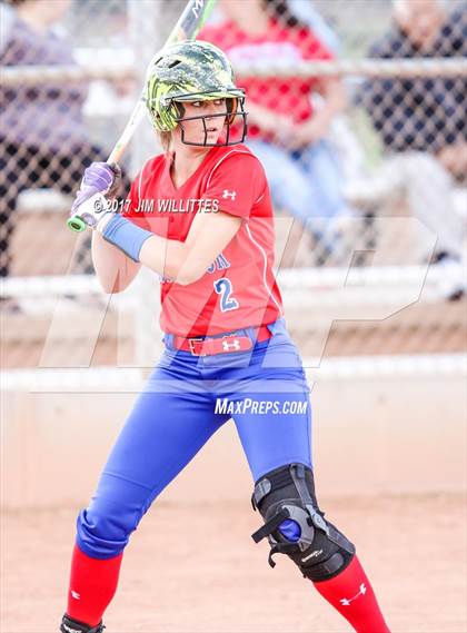 Thumbnail 2 in Casteel vs. Holbrook (Chandler Prep Softball Classic)  photogallery.