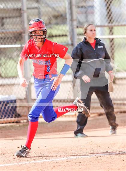 Thumbnail 1 in Casteel vs. Holbrook (Chandler Prep Softball Classic)  photogallery.