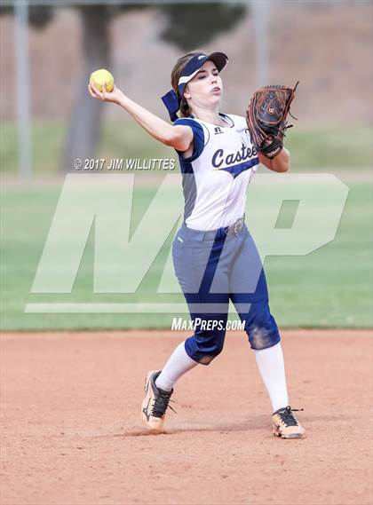 Thumbnail 3 in Casteel vs. Holbrook (Chandler Prep Softball Classic)  photogallery.