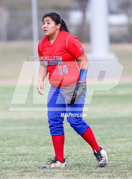 Thumbnail 2 in Casteel vs. Holbrook (Chandler Prep Softball Classic)  photogallery.