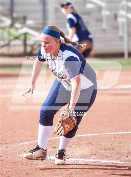 Thumbnail 3 in Casteel vs. Holbrook (Chandler Prep Softball Classic)  photogallery.