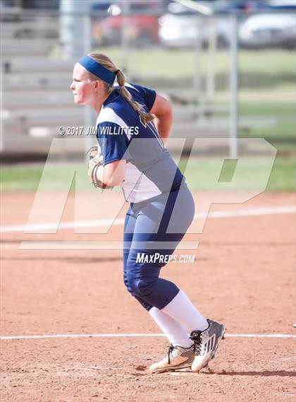 Thumbnail 2 in Casteel vs. Holbrook (Chandler Prep Softball Classic)  photogallery.