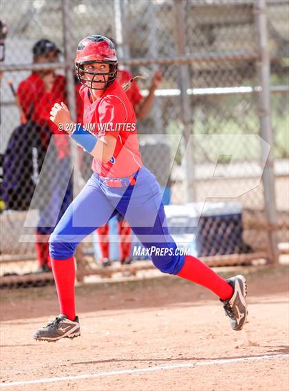 Thumbnail 2 in Casteel vs. Holbrook (Chandler Prep Softball Classic)  photogallery.