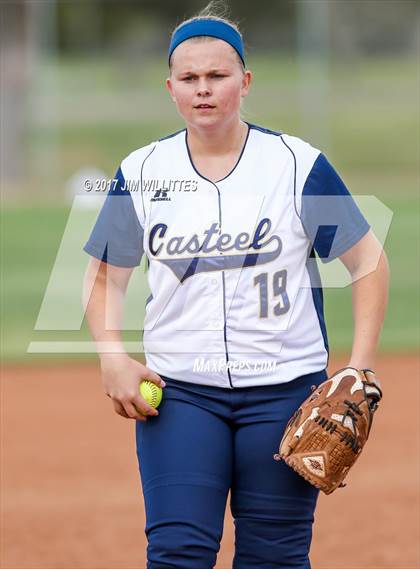 Thumbnail 1 in Casteel vs. Holbrook (Chandler Prep Softball Classic)  photogallery.