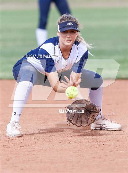 Thumbnail 1 in Casteel vs. Holbrook (Chandler Prep Softball Classic)  photogallery.