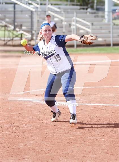 Thumbnail 3 in Casteel vs. Holbrook (Chandler Prep Softball Classic)  photogallery.
