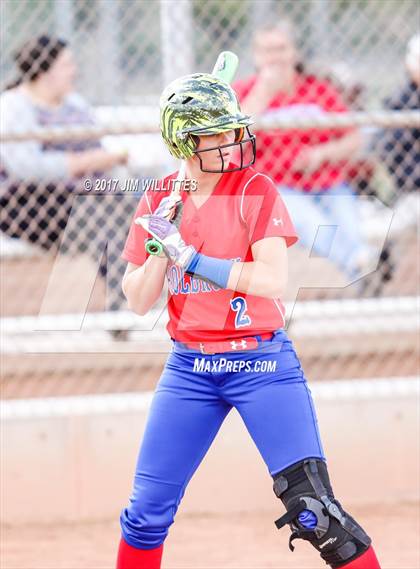 Thumbnail 2 in Casteel vs. Holbrook (Chandler Prep Softball Classic)  photogallery.