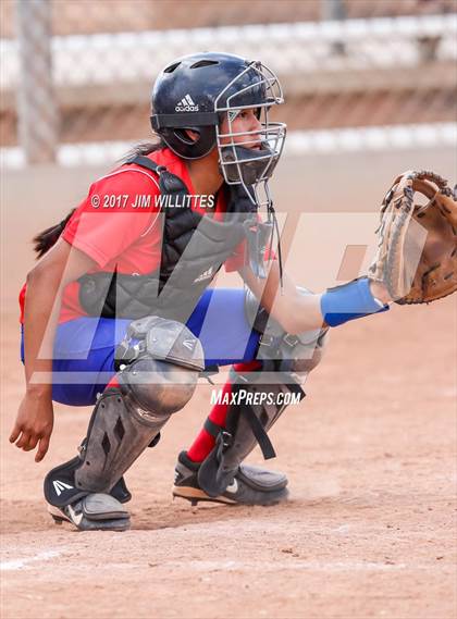 Thumbnail 1 in Casteel vs. Holbrook (Chandler Prep Softball Classic)  photogallery.