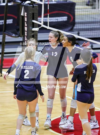 Thumbnail 2 in Brandeis vs. Keller (UIL Volleyball 6A Finals) photogallery.