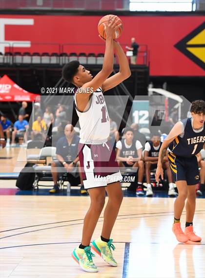 Thumbnail 2 in Inderkum (CA) vs Jordan (UT) - Section 7 Basketball Tournament photogallery.