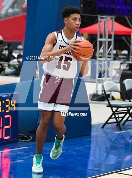 Thumbnail 2 in Inderkum (CA) vs Jordan (UT) - Section 7 Basketball Tournament photogallery.