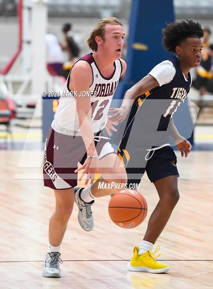 Thumbnail 3 in Inderkum (CA) vs Jordan (UT) - Section 7 Basketball Tournament photogallery.