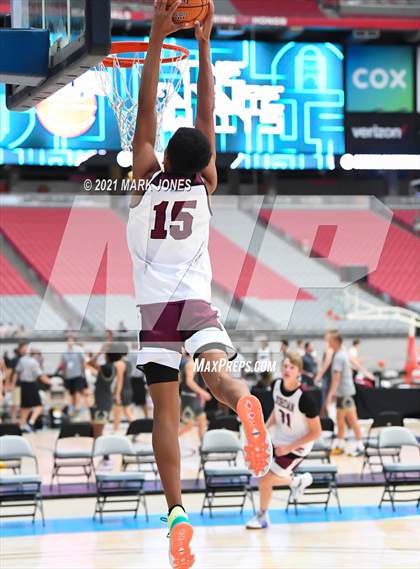 Thumbnail 3 in Inderkum (CA) vs Jordan (UT) - Section 7 Basketball Tournament photogallery.