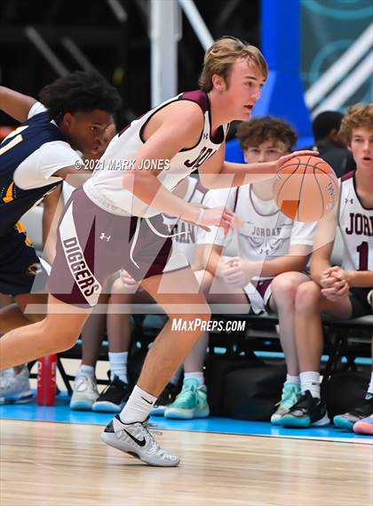 Thumbnail 2 in Inderkum (CA) vs Jordan (UT) - Section 7 Basketball Tournament photogallery.
