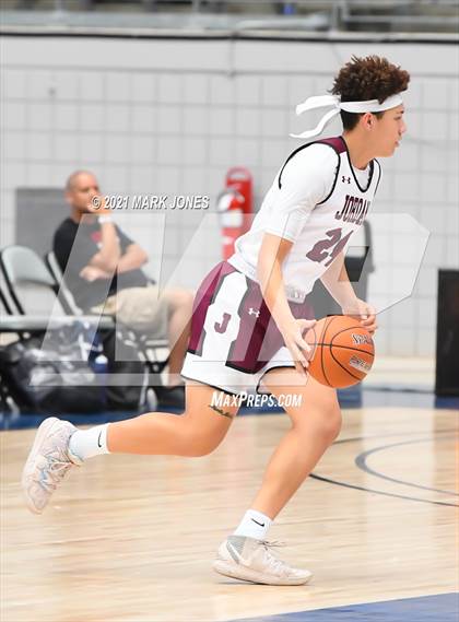 Thumbnail 2 in Inderkum (CA) vs Jordan (UT) - Section 7 Basketball Tournament photogallery.