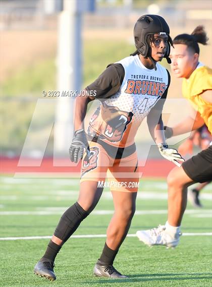 Thumbnail 3 in Trevor Browne vs. Maryvale (Trevor Browne 7 on 7) photogallery.