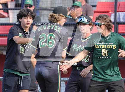 Thumbnail 2 in Patrick Henry vs. Santana (CIF SDS Division 1 Final) photogallery.