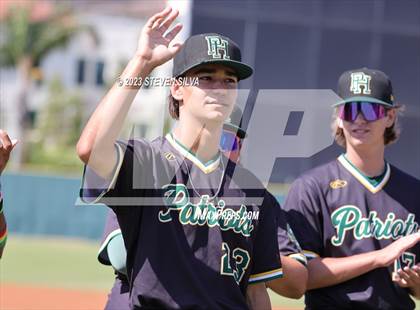 Thumbnail 2 in Patrick Henry vs. Santana (CIF SDS Division 1 Final) photogallery.