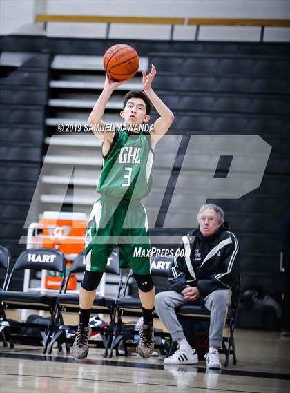 Thumbnail 1 in Grant vs Granada Hills Charter (Hart Holiday Classic) photogallery.