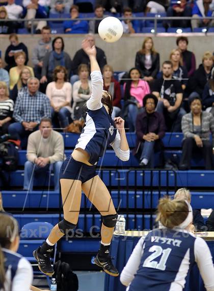 Thumbnail 3 in Vista del Lago vs. Christian Brothers (CIF SJS D3 Final) photogallery.