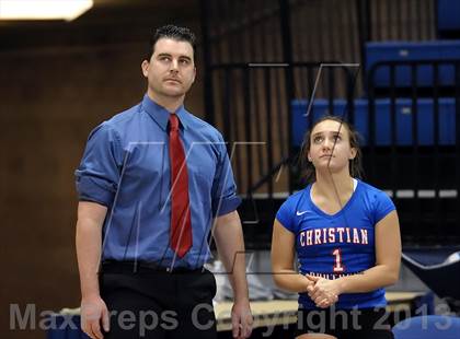 Thumbnail 2 in Vista del Lago vs. Christian Brothers (CIF SJS D3 Final) photogallery.