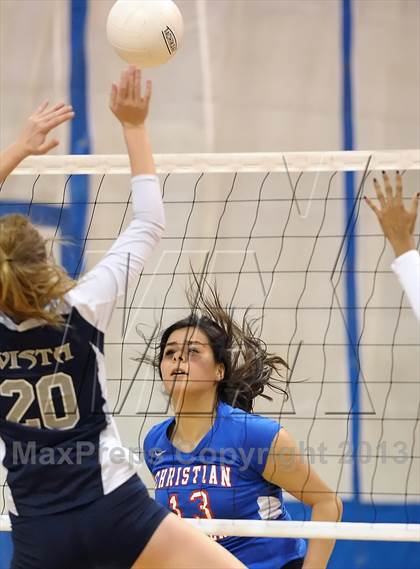 Thumbnail 1 in Vista del Lago vs. Christian Brothers (CIF SJS D3 Final) photogallery.