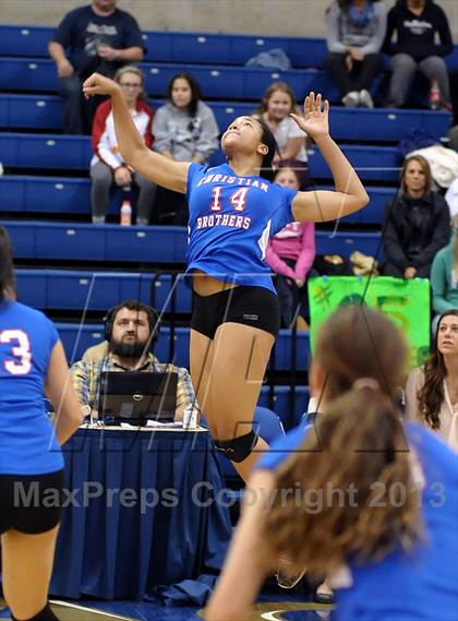 Thumbnail 1 in Vista del Lago vs. Christian Brothers (CIF SJS D3 Final) photogallery.