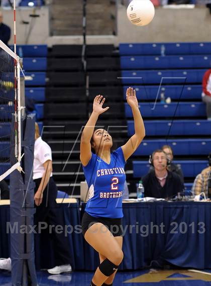 Thumbnail 3 in Vista del Lago vs. Christian Brothers (CIF SJS D3 Final) photogallery.