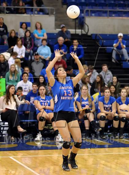 Thumbnail 3 in Vista del Lago vs. Christian Brothers (CIF SJS D3 Final) photogallery.