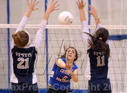 Thumbnail 2 in Vista del Lago vs. Christian Brothers (CIF SJS D3 Final) photogallery.