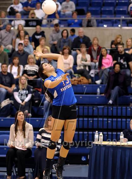 Thumbnail 1 in Vista del Lago vs. Christian Brothers (CIF SJS D3 Final) photogallery.