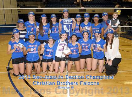 Thumbnail 1 in Vista del Lago vs. Christian Brothers (CIF SJS D3 Final) photogallery.