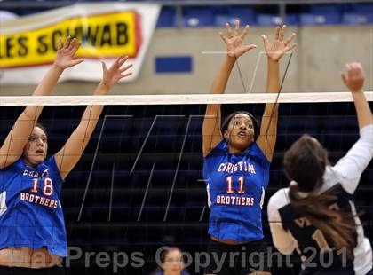Thumbnail 2 in Vista del Lago vs. Christian Brothers (CIF SJS D3 Final) photogallery.