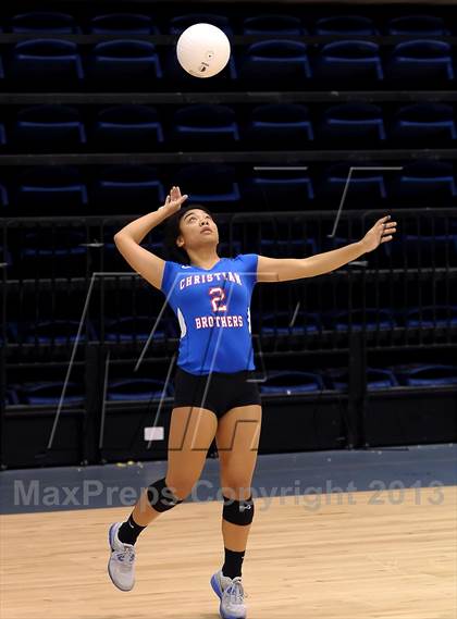 Thumbnail 1 in Vista del Lago vs. Christian Brothers (CIF SJS D3 Final) photogallery.