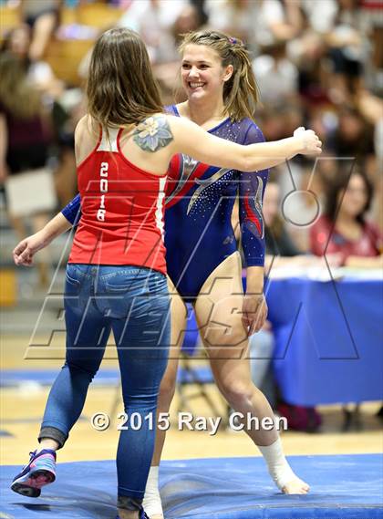 Thumbnail 1 in CHSAA 5A Gymnastics Championships (Day 1 First Half) photogallery.