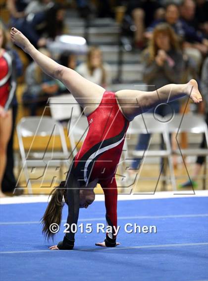 Thumbnail 1 in CHSAA 5A Gymnastics Championships (Day 1 First Half) photogallery.