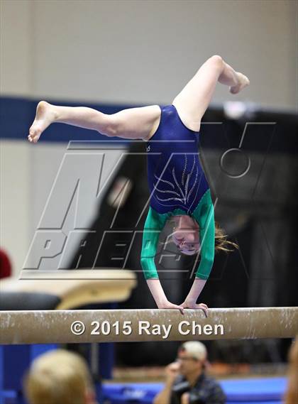 Thumbnail 3 in CHSAA 5A Gymnastics Championships (Day 1 First Half) photogallery.