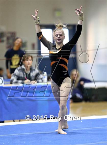 Thumbnail 3 in CHSAA 5A Gymnastics Championships (Day 1 First Half) photogallery.