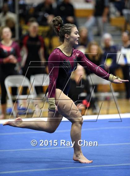 Thumbnail 3 in CHSAA 5A Gymnastics Championships (Day 1 First Half) photogallery.