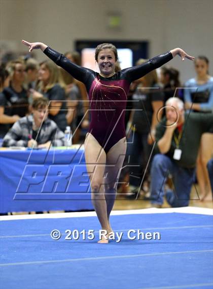 Thumbnail 2 in CHSAA 5A Gymnastics Championships (Day 1 First Half) photogallery.