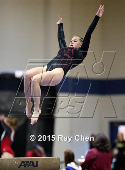 Thumbnail 2 in CHSAA 5A Gymnastics Championships (Day 1 First Half) photogallery.