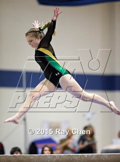 Thumbnail 3 in CHSAA 5A Gymnastics Championships (Day 1 First Half) photogallery.