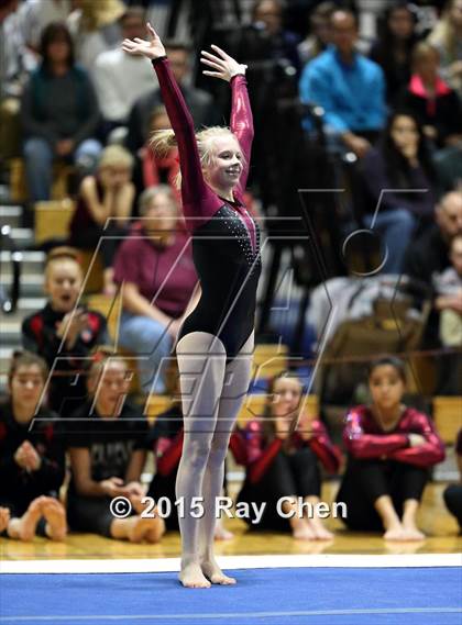 Thumbnail 3 in CHSAA 5A Gymnastics Championships (Day 1 First Half) photogallery.