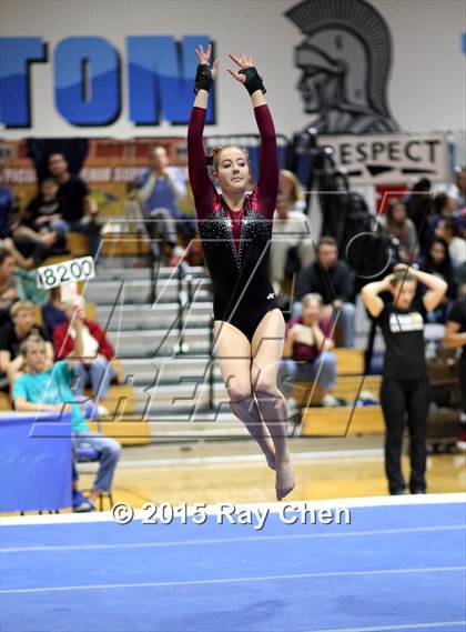 Thumbnail 2 in CHSAA 5A Gymnastics Championships (Day 1 First Half) photogallery.