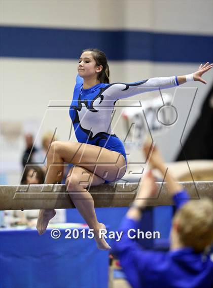 Thumbnail 2 in CHSAA 5A Gymnastics Championships (Day 1 First Half) photogallery.