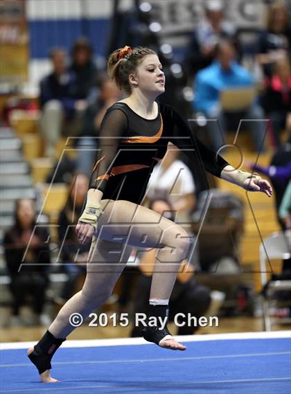 Thumbnail 3 in CHSAA 5A Gymnastics Championships (Day 1 First Half) photogallery.