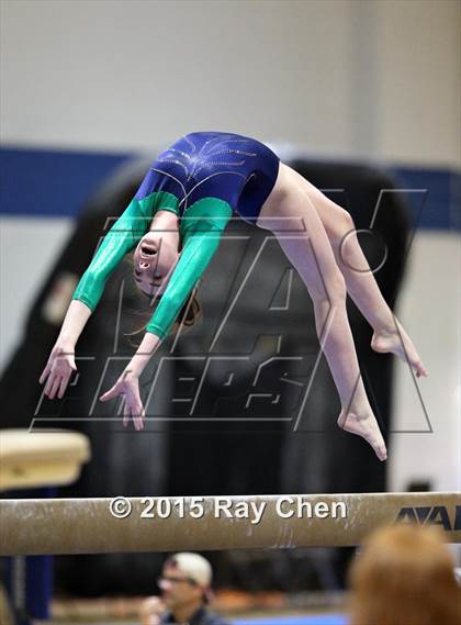 Thumbnail 1 in CHSAA 5A Gymnastics Championships (Day 1 First Half) photogallery.