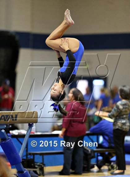 Thumbnail 2 in CHSAA 5A Gymnastics Championships (Day 1 First Half) photogallery.